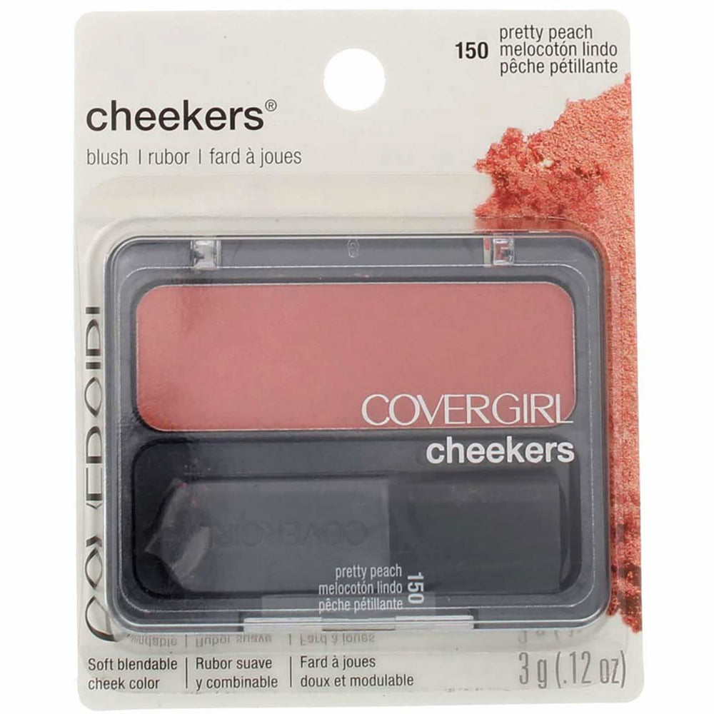 CoverGirl rubor mejillas tono melocotón; efecto natural y duradero para uso diario.
