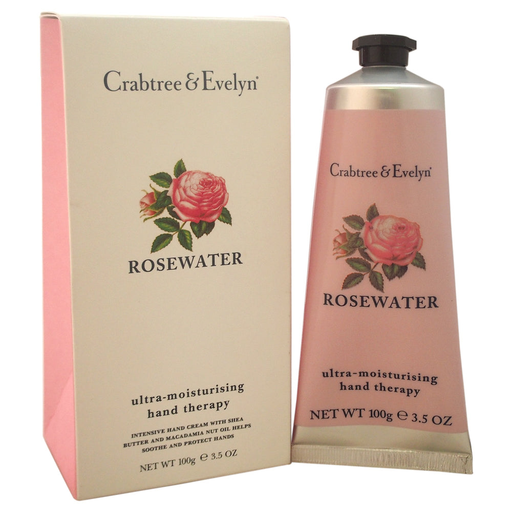 Crabtree & Evelyn Rosewater crema para manos en tarro, humectación intensa.