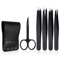 Cutygirl set de pinzas 5 piezas para cejas, precisión para definir contornos