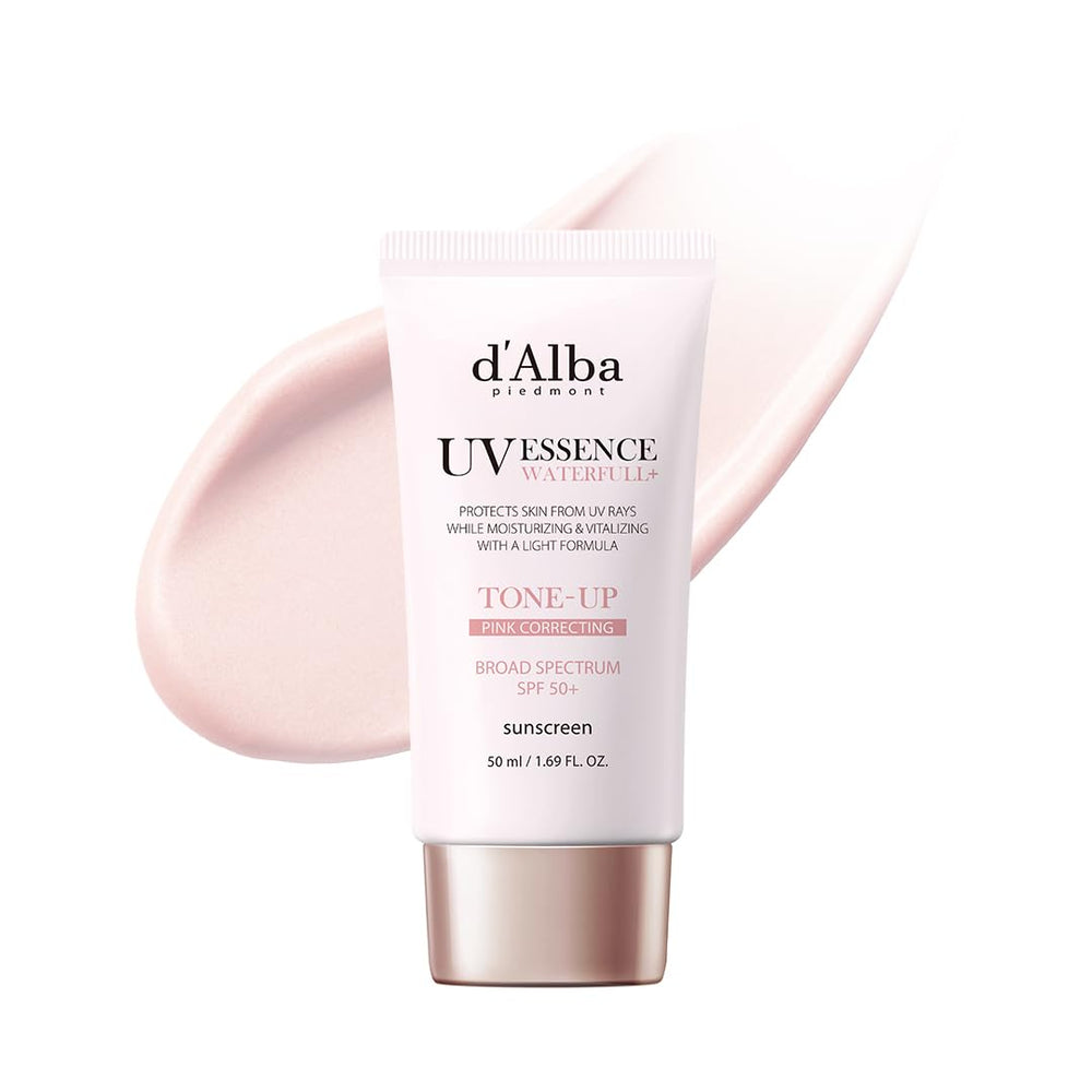 d'alba Piedmont Waterfull Serum en botella con tono iluminador para rostro