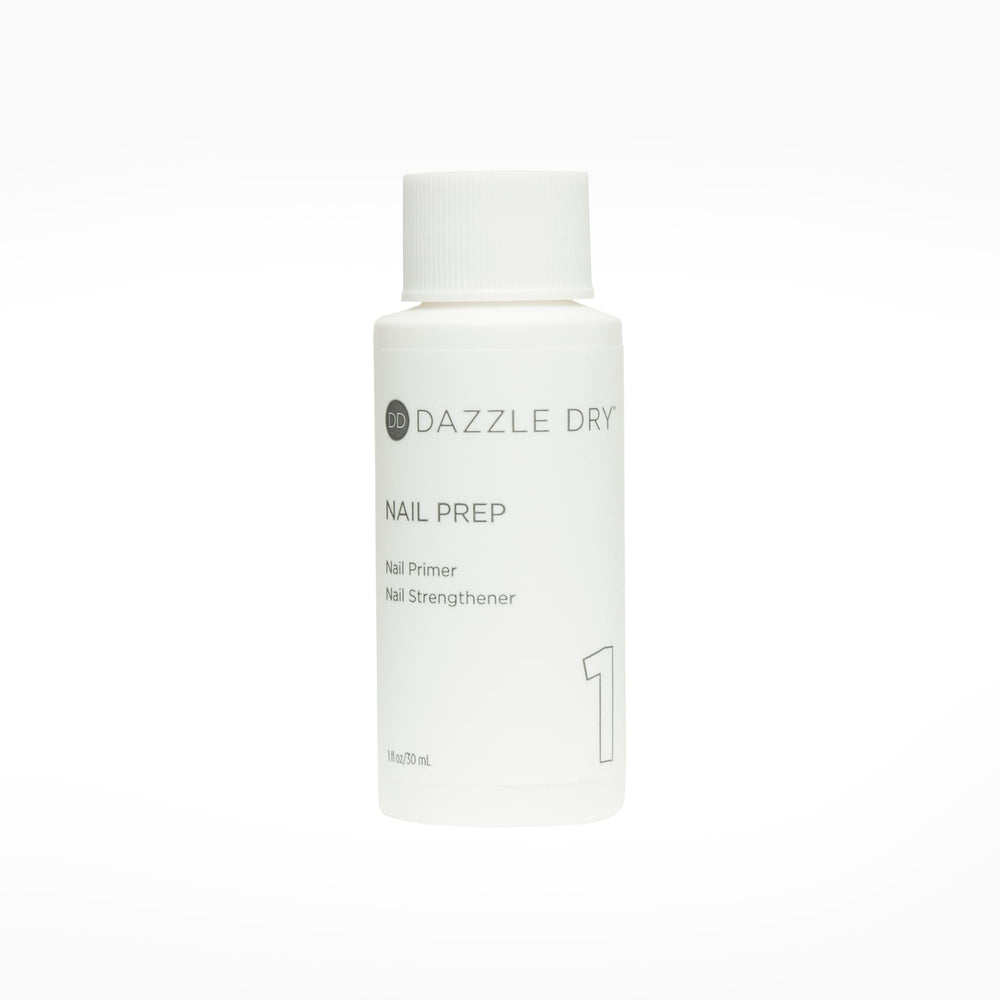 Dazzle Dry Paso 1: Preparación de uñas para base duradera y lisa.