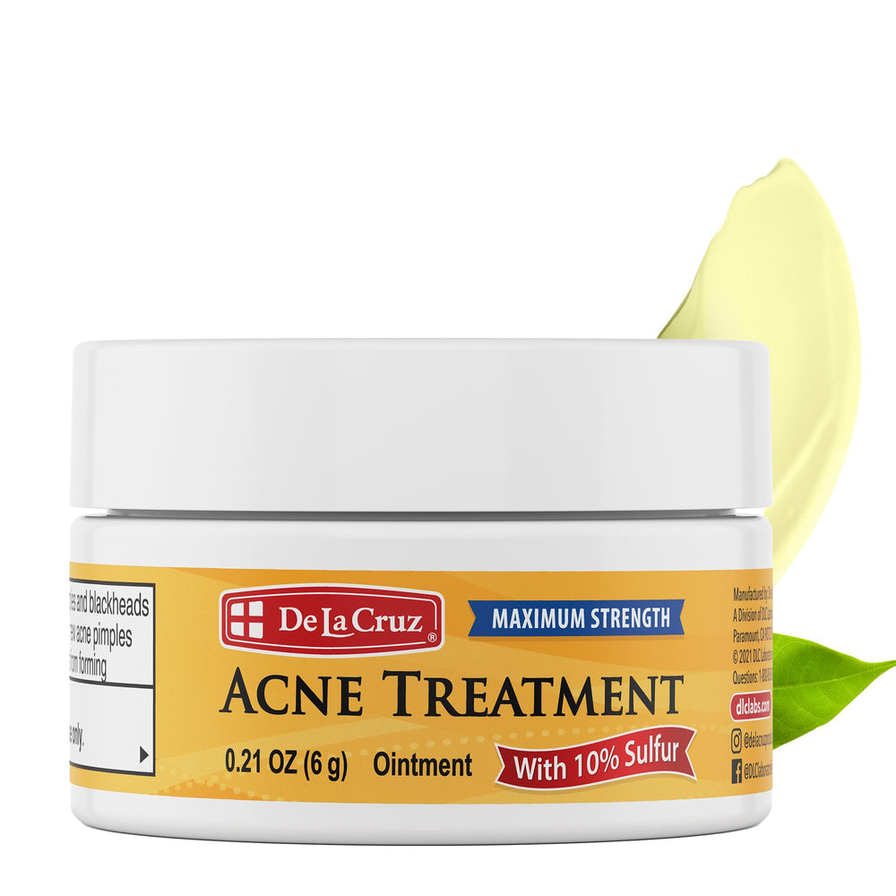 De La Cruz Sulfur Ointment 6 g, tamaño viaje, cuidado práctico en viaje.