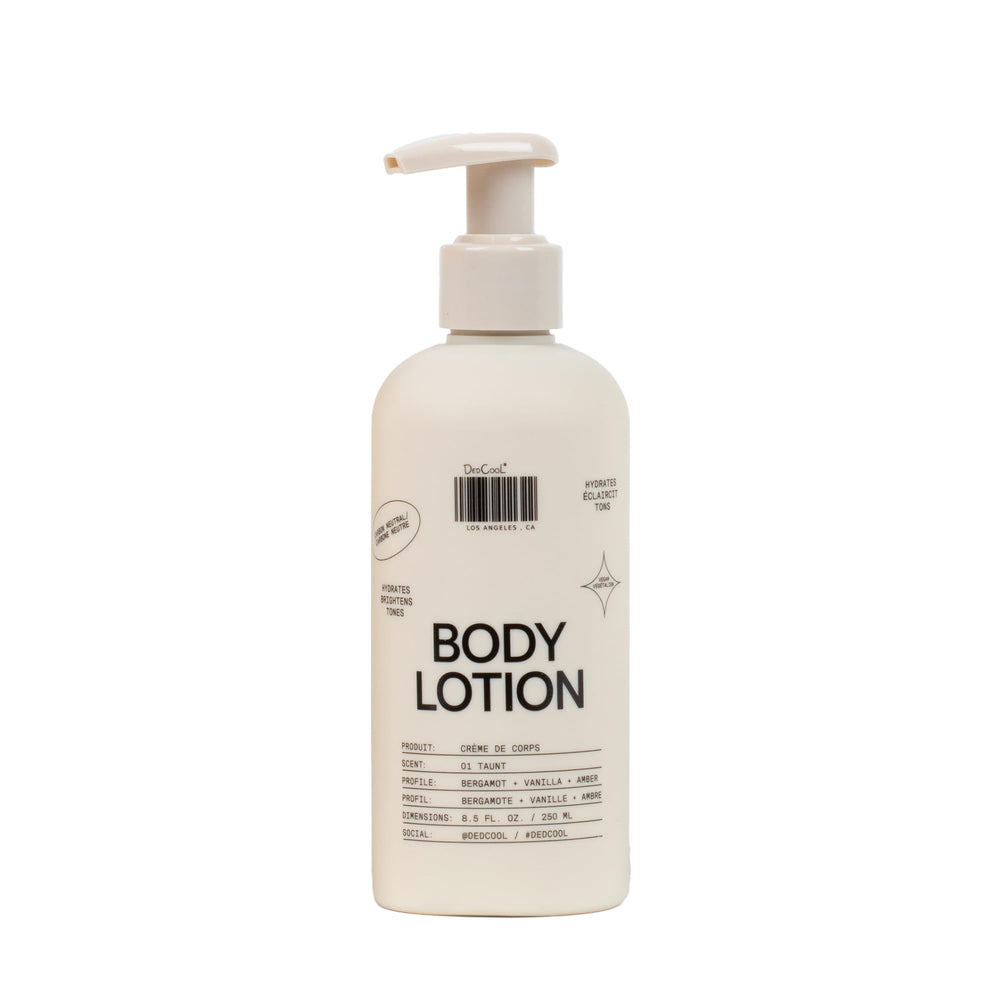 DedCool Taunt loción corporal en botella, aroma seductor para tu rutina diaria.