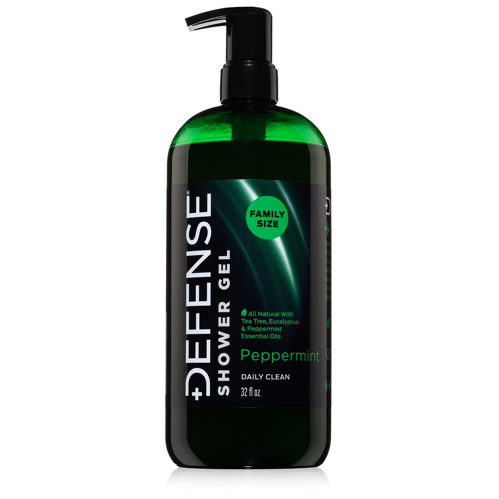 Defense Soap jabón de cuerpo con menta y arbol de te para piel fresca