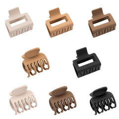 DEPOKA clips pelo mate rectángulo 2 pulgadas ofrece sujeción estable para mechones finos