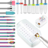 Depvko set mechas uñas 21 piezas, ideal para limado y acabado profesional en casa