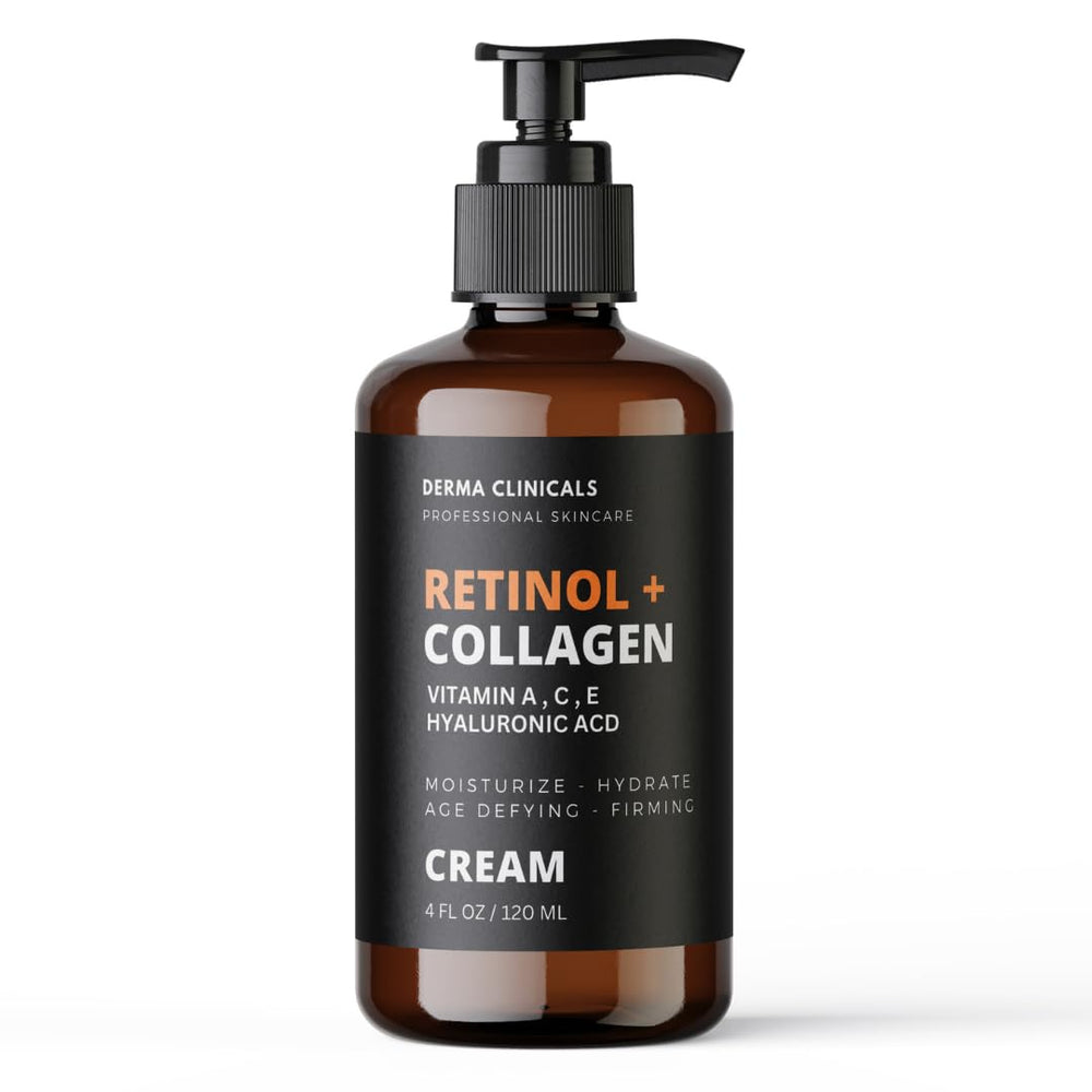 DERMA CLINICALS crema antiarrugas con retinol y colágeno para uso diario
