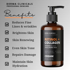 DERMA CLINICALS textura cremosa suave que se absorbe fácilmente