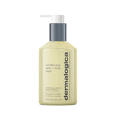Dermalogica gel de ducha para manos y cuerpo, botella visible, limpieza suave.