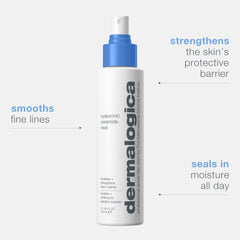 Dermalogica piel luminosa tras la aplicación, sensación fresca.
