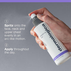 Dermalogica Ultracalming Bruma: aloe y avena, hidratación calmante y soporte suave para la barrera.