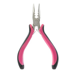 Deshionew alicate para extensiones de pelo, tres orificios, precisión en colocación de aros.
