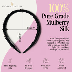 Curlfriend Onyx Comfort Curve para uso prolongado sin presión.