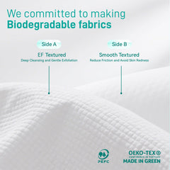 Ditoi Face Towels textura doble lado grano para limpieza profunda