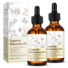 DLOMFVFQ: aceite cyperus-rotundus en botella; presentación de dos botellas para cuidado diario