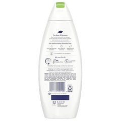 Dove Ducha corporal hidratante, textura cremosa para piel suave.