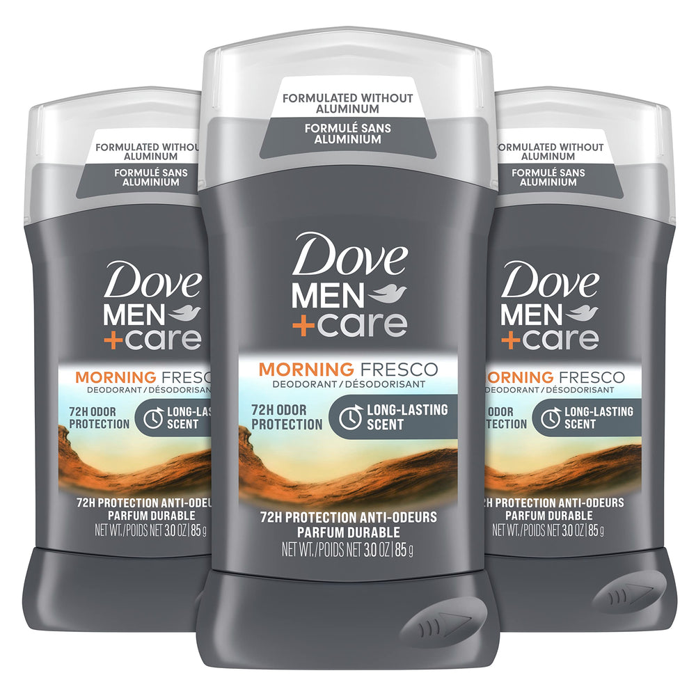 Dove Men+Care Mañana Fresco desodorante en bastón con protección duradera.