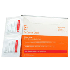 Dr. Dennis Gross Alfa Beta Exfoliante Diario, paños prehumedecidos para piel más suave.