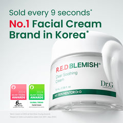 Textura gel suave de Dr. G Red Blemish Clear, se absorbe rápido.