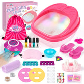 Dreamon Kids spa de pies con luz arcoíris para relajación.