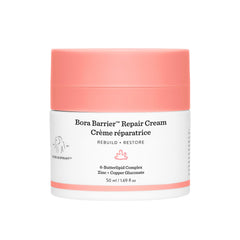 Drunk Elephant Bora Barrier Repair Cream en botella, textura rica para hidratación profunda