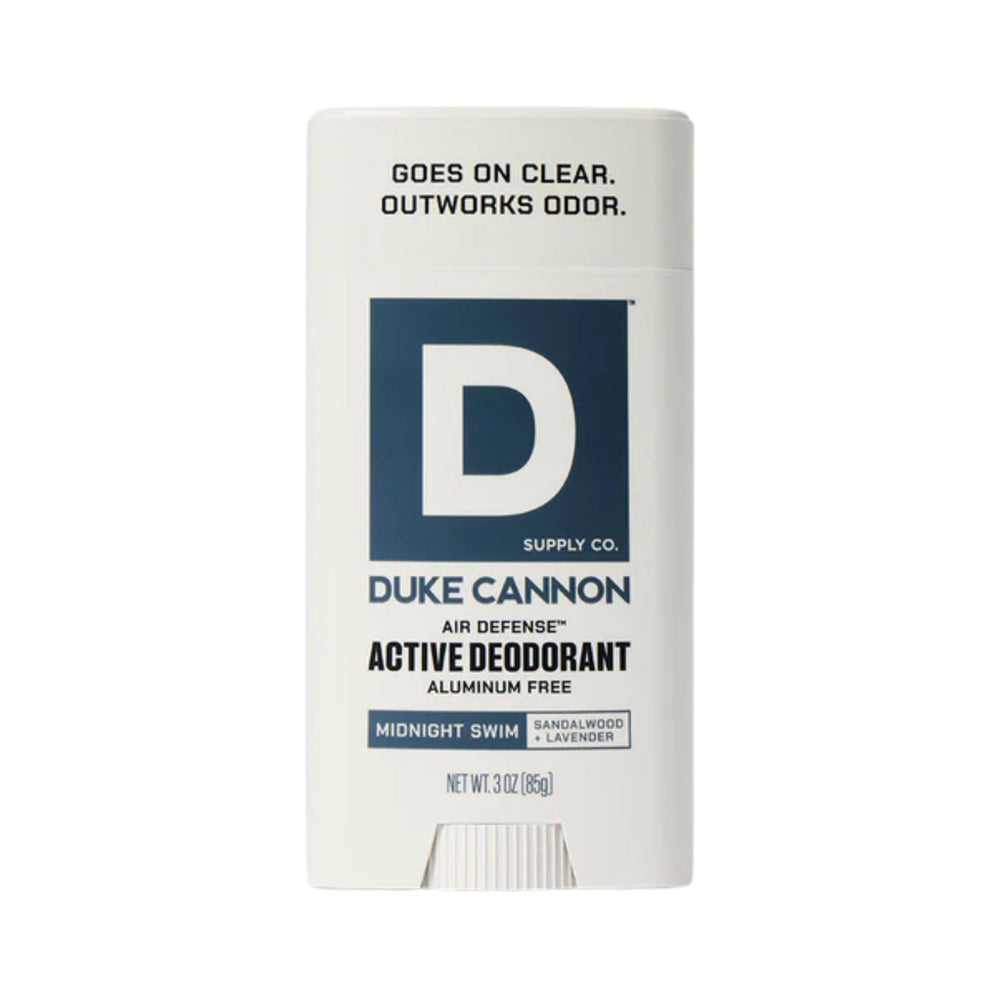 Duke Cannon Midnight Swim desodorante frontal: protección de larga duración para el día