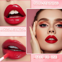 Tinte labial Eakroo tono natural que realza el color de labios.