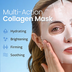 Ebanel collagen mask with vitamin C brightens and evens tone