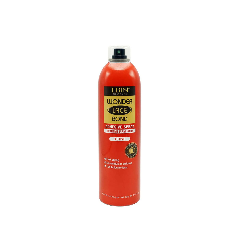 EBIN NEW YORK Wonder Lace Bond Spray, adhesivo para lace en atomizador, fijación rápida y limpia.