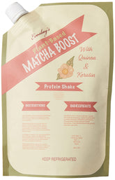 Ecoslay Matcha Boost: botella en vertido para aplicación suave.