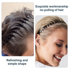 Eduftis banda metal cabello para deporte: ideal para entrenamientos al aire libre.