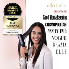 Tecnología infrarrojo ionico de ELLA BELLA para cabello suave y brillante