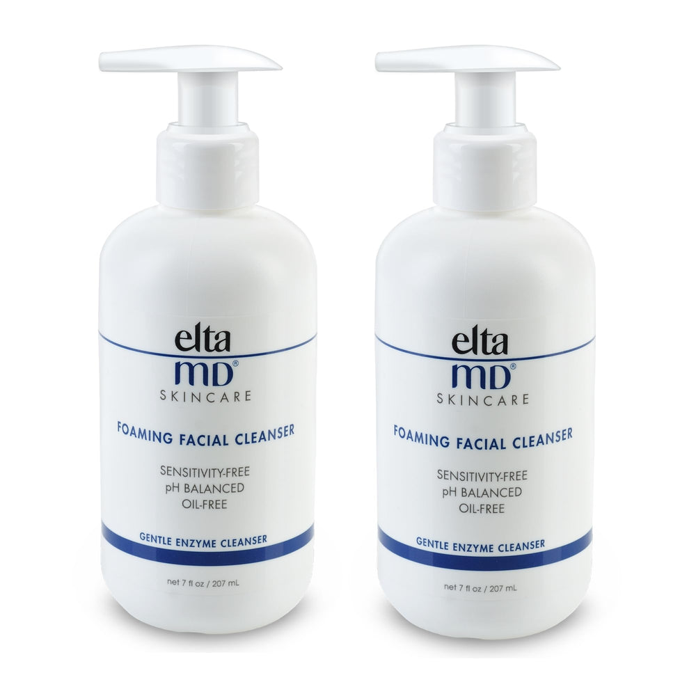 EltaMD limpiador facial espumoso en botella, limpieza suave para piel sensible