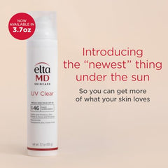 EltaMD UV Clear textura ligera, se absorbe rápidamente sin grasa