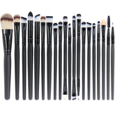 Conjunto de 20 brochas EmaxDesign para un acabado profesional en la cara.