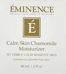 Eminence Calm Skin: etiqueta clara para cuidado diario.