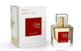 Emper Milestone Better Rouge frasco elegante para un aroma amaderado y floral duradero.