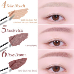 Espoir fijación de cejas Cara 3 gris frío, textura no apelmazante para un acabado natural.