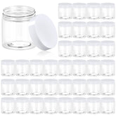 Frascos Eternal Moment 120 ml con tapa blanca para muestras cosméticas.