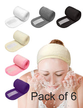 EUICAE banda de cabeza antideslizante para limpieza facial, evita que el cabello caiga.