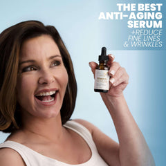 Eva Naturals Serum Vitamina C, textura ligera, absorción rápida en la piel.
