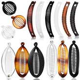 Pinzas banana Exacoo: set de 5 estilos para looks diarios