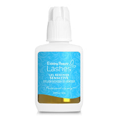 Gel removedor de pestañas claro de Existing Beauty para extensiones, uso suave y seguro