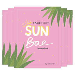 FACETORY SUN BAE mascarilla en apertura de envase para cuidado rápido