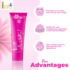 FAIR & WHITE So White Gel: dispensador para dosis controladas.