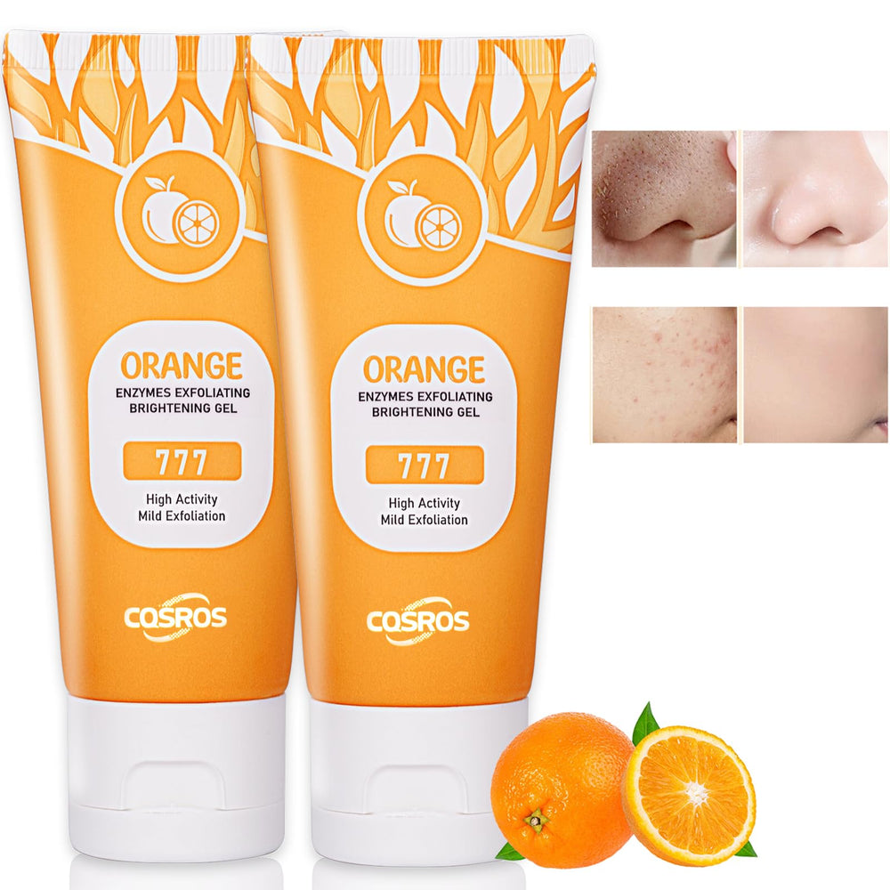FAIRYTALESPACE gel exfoliante naranja para rostro y cuerpo, limpieza suave y piel sedosa.