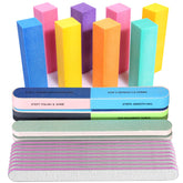 Buffer rectangular FANDAMEI para uñas, ideal para limar y preparar la superficie.
