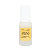 Farmacy Brillo de Miel Serum, botella elegante para exfoliación suave y brillo.