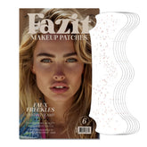 Parches Fazit de pecas falsas con brillo para un aspecto natural y divertido.