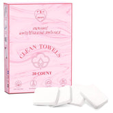 FCaeon toalla compacta rosa: expansión instantánea al agua para viaje.